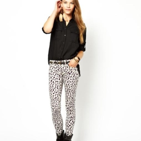 NWT Denim & Supply RL cheetah skinny jeans - Picture 2 of 6
